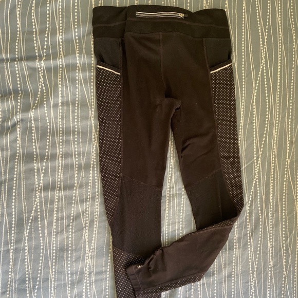 Athleta leggings small black/dots - Picture 2 of 6